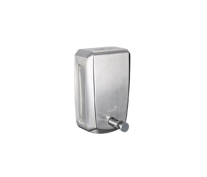 Dispenser para sabonete líquido ou álcool em gel Inox Escovado Noble - 800 ML