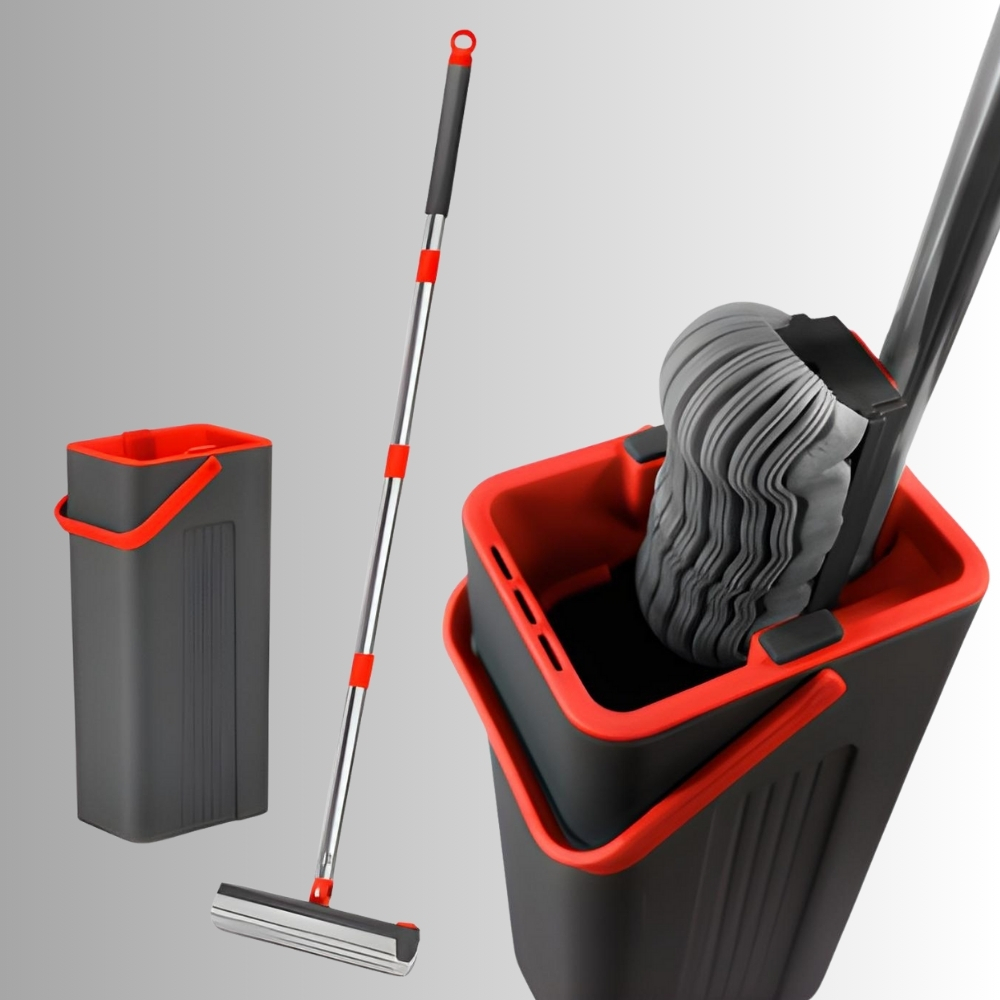 Mop Esponja Pro com Balde lava e seca