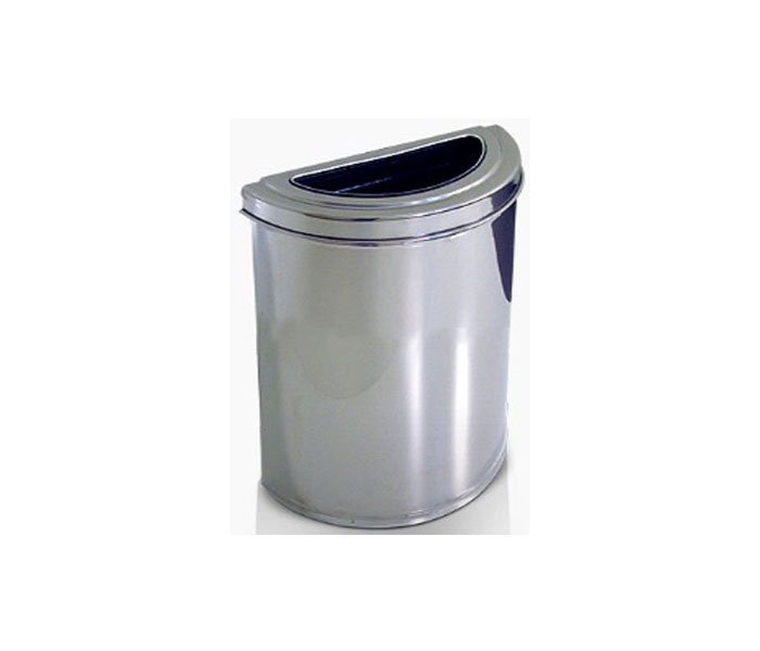 Coletor meia lua em aço inox 25 Litros