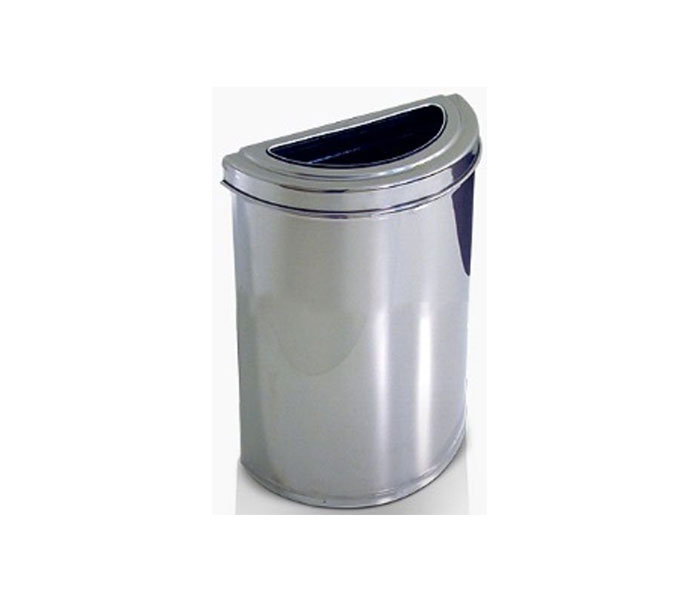 Coletor meia lua em aço inox 40 Litros