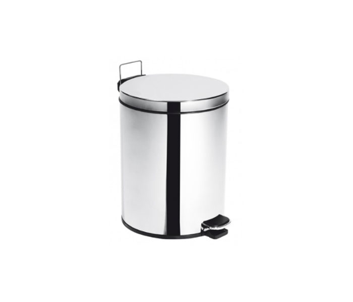 Lixeira Inox com Pedal e Balde Elegance - 10,5 litros