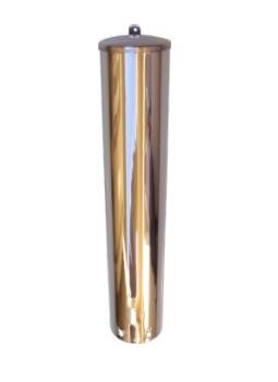 Porta Copo redondo em aço inox para copo de Agua (300mL)