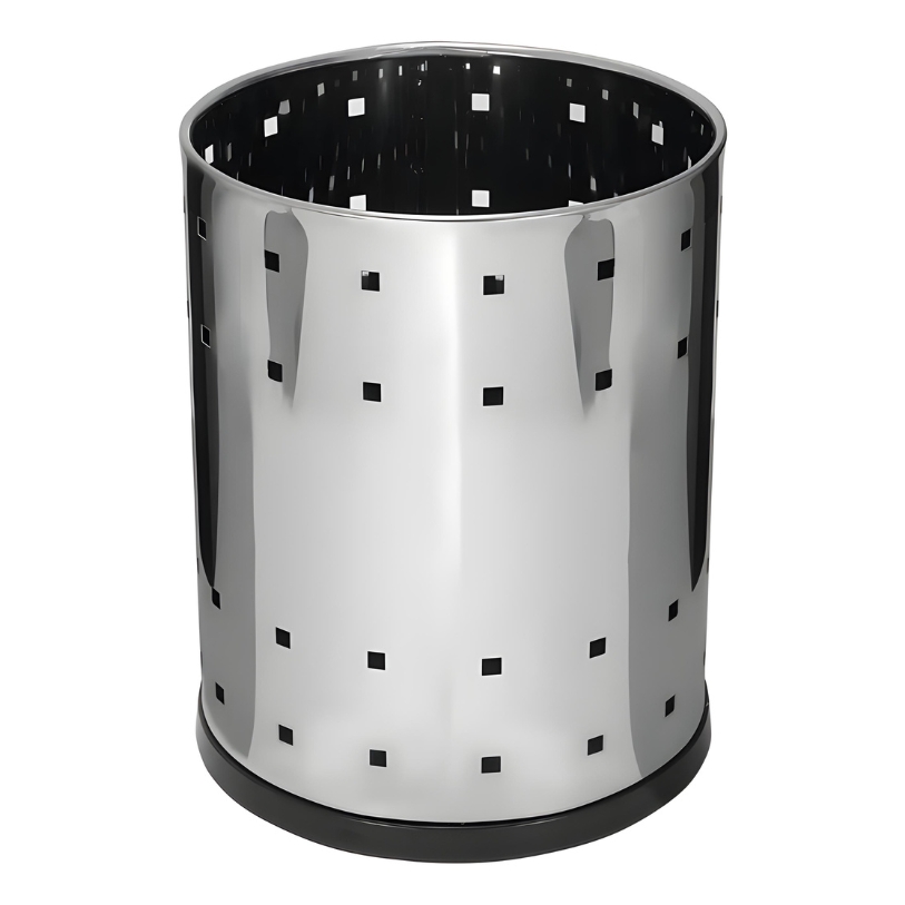 Cesto telado em aço inox 22 litros