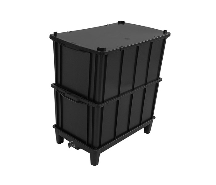 Kit Composteira com 2 caixas de 61 litros