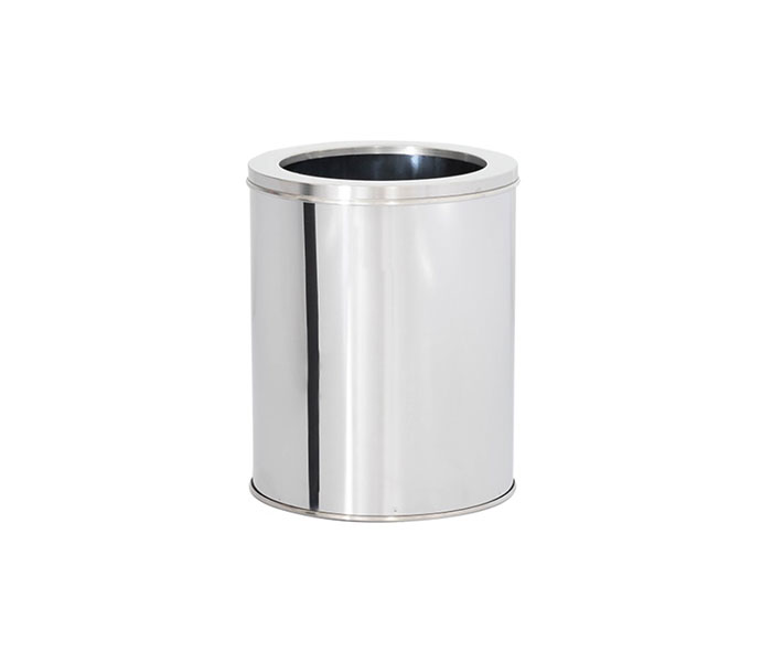 Lixeira em Aço Inox com Aro 13 Litros