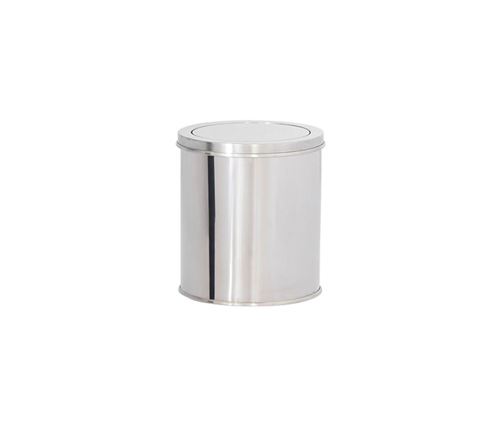 Lixeira de Aço Inox tampa Basculante 13 Litros
