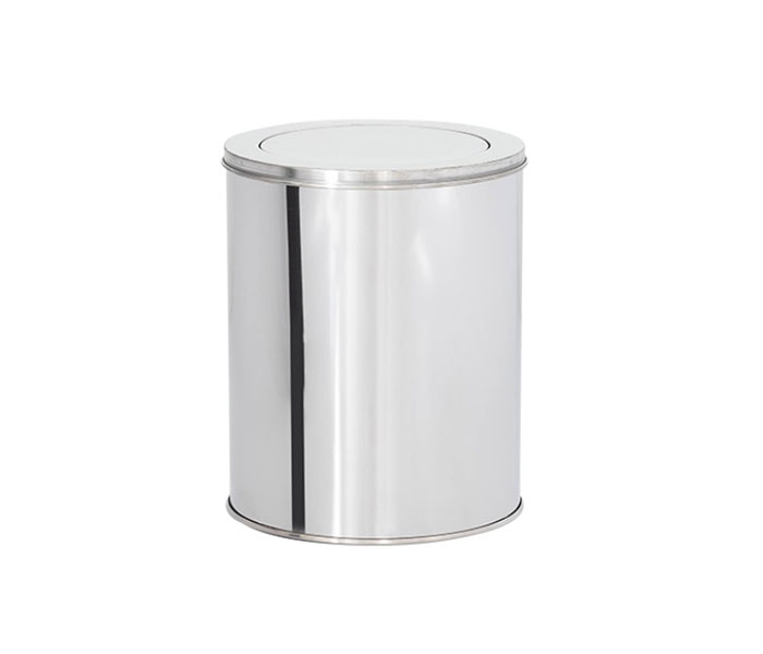 Lixeira de Aço Inox com tampa Basculante 15 Litros