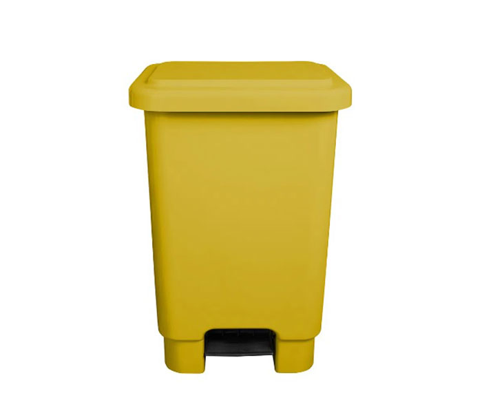 Cesto plástico com pedal 100 Litros