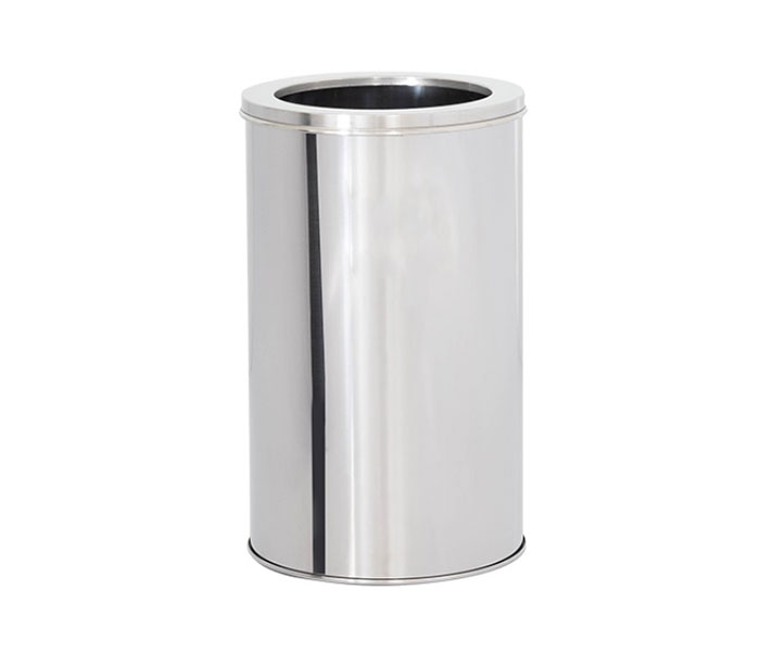 Lixeira de Aço Inox com Aro 50 Litros