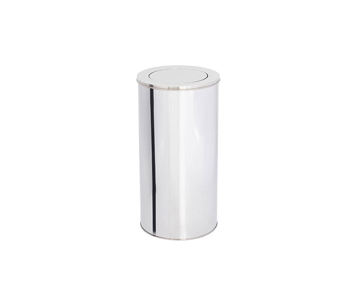 Lixeira Inox com tampa meia esfera 60 Litros