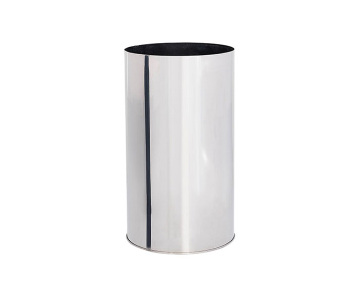 Lixeira em Aço Inox Sem tampa 100 Litros