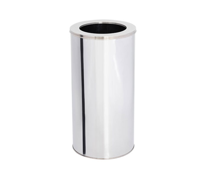 Lixeira Aço Inox com Aro de 100 Litros
