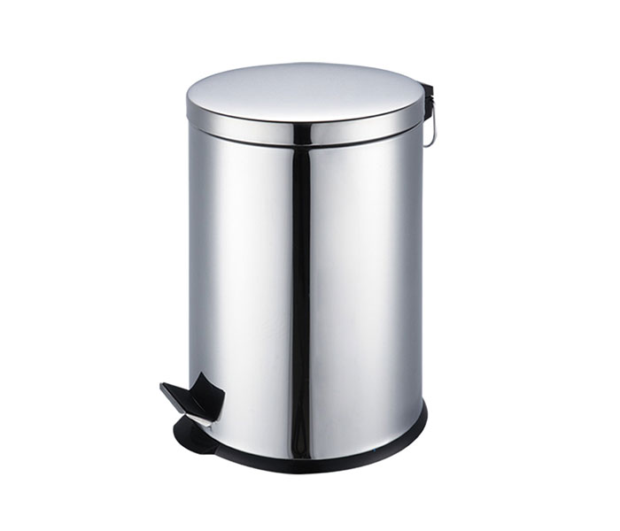 Lixeira de Inox com pedal de 12 Litros com Balde interno