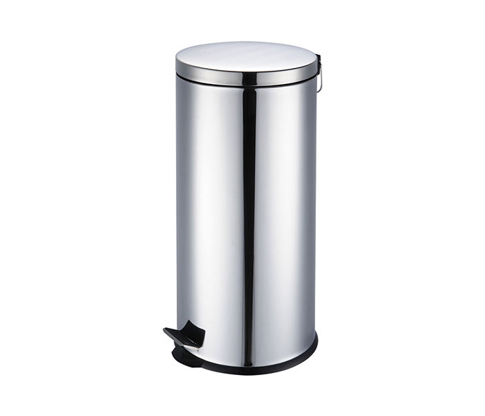 Lixeira de Inox com pedal de 30 Litros com Balde interno