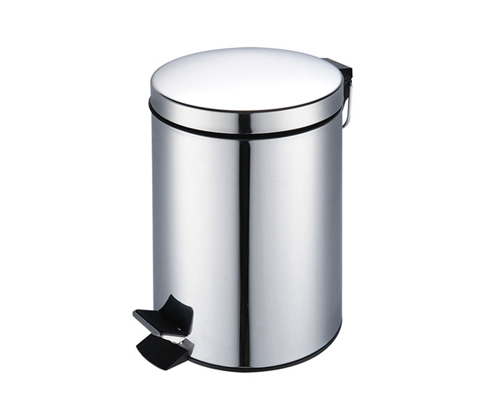 Lixeira de Inox com pedal de 7 Litros com Balde interno