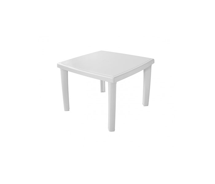 Mesa Quadrada para 4 lugares com pés Plásticos