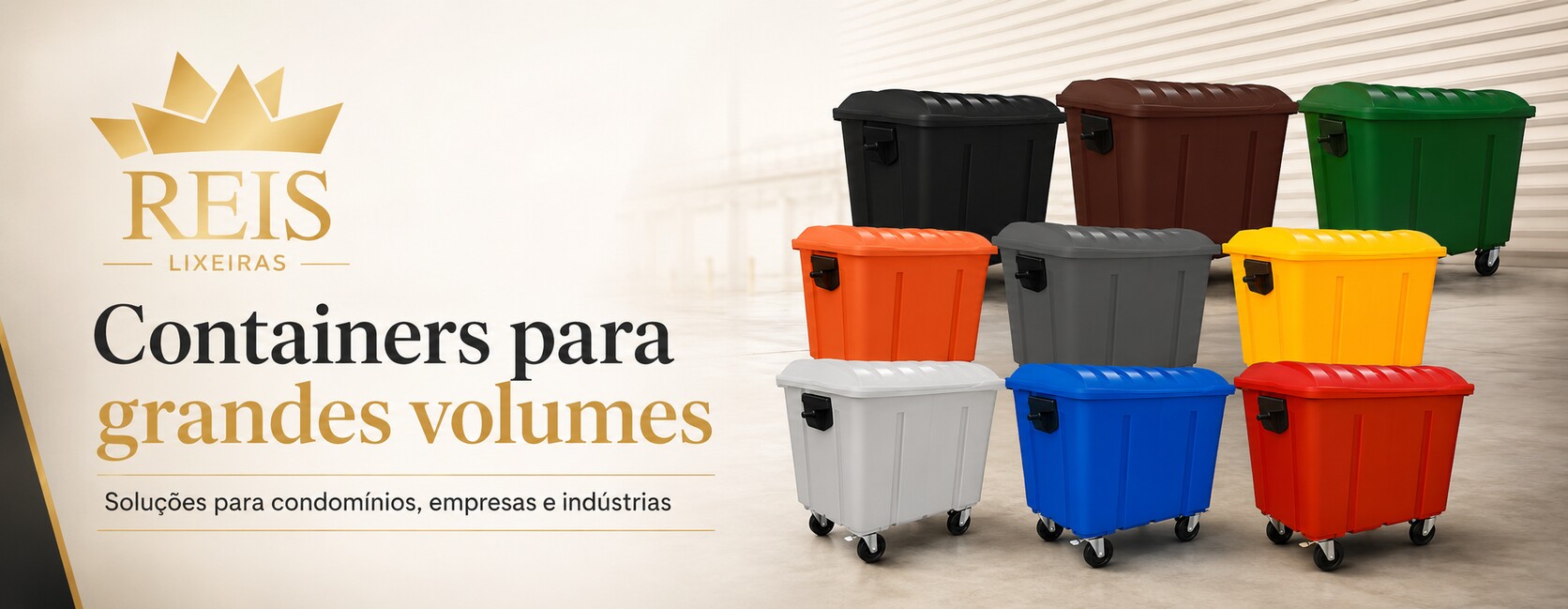 Containers para grandes volumes — Reis Lixeiras