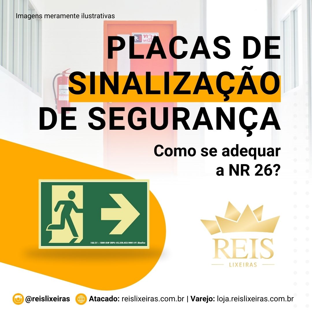 Placas de sinalização de segurança: como se adequar à NR 26