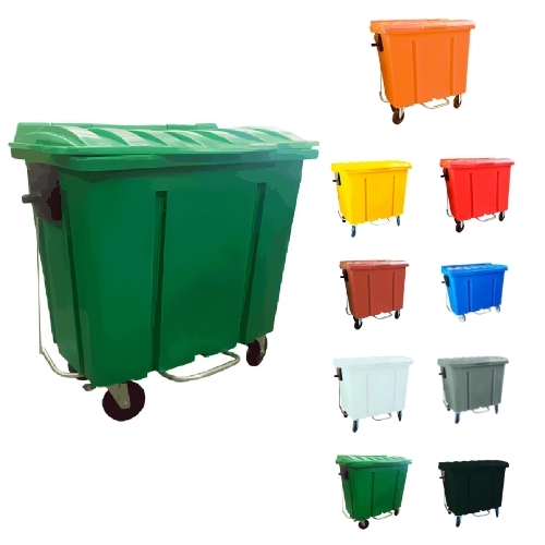 Container para Lixo 700 Litros Rotomoldado com Pedal