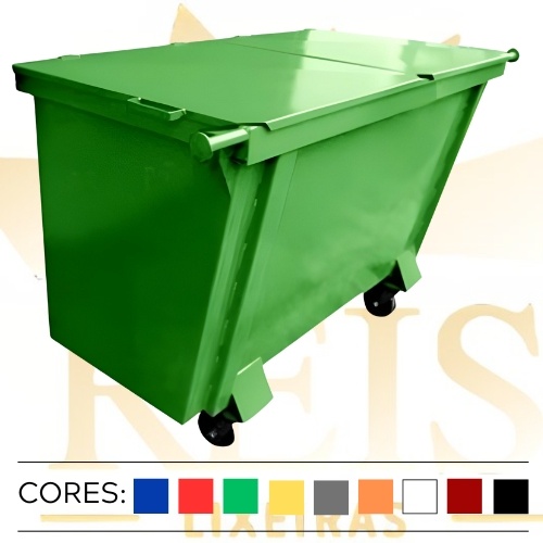 Container de Aço 1.600 Litros para Coleta de Resíduos – Código 434