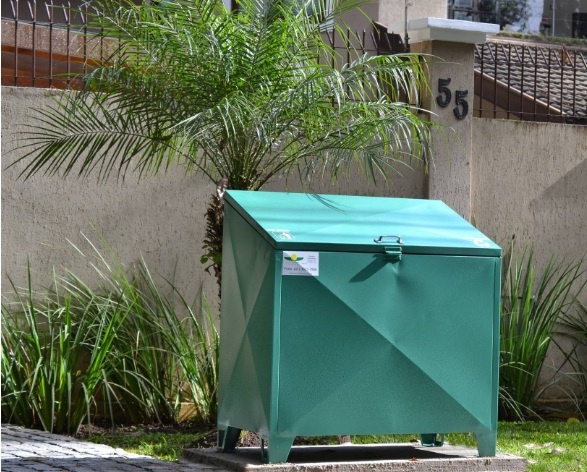 Container de Aço Galvanizado 400 Litros com 1 ou 2 Tampas – MC450