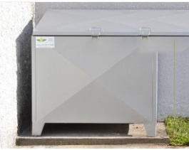 Container de Aço Galvanizado 800 Litros com 1 ou 2 Tampas – MC800