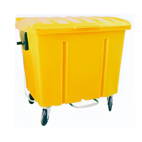 Miniatura 2 - Container de lixo 1000 litros Roto Moldado Com pedal