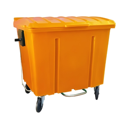 Miniatura 5 - Container de lixo 1000 litros Roto Moldado Com pedal