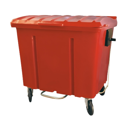 Miniatura 6 - Container de lixo 1000 litros Roto Moldado Com pedal