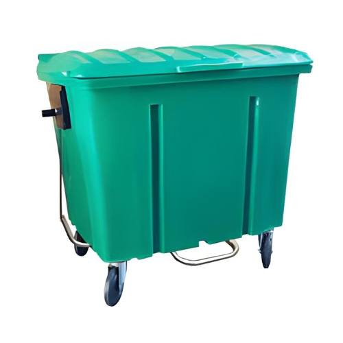 Miniatura 8 - Container de lixo 1000 litros Roto Moldado Com pedal