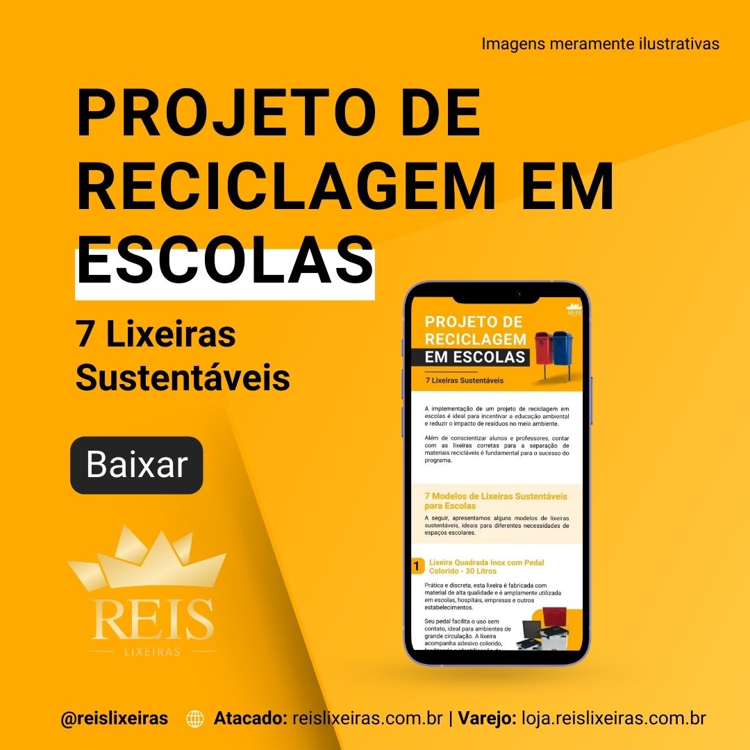 Projeto de Reciclagem em Escolas: 7 Lixeiras Sustentáveis