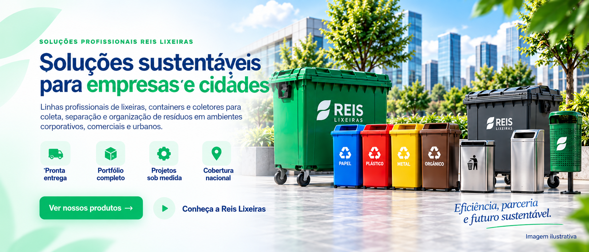 Soluções sustentáveis para empresas e cidades